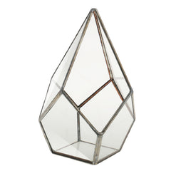 4 Size Air Planter Tabletop Succulent Diamond Glass Geometric Terrarium Box Moss Fern Flower Pot Garden Home Decoration Gift