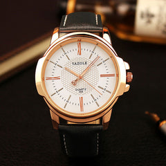 Luxury Famous Male Golden Wristwatch