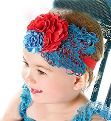 Feather Flower Baby Hair Band