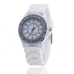 Silicone- Rhinestone Fashion Watches