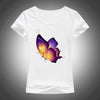 Fashion Butterfly Printed Women T-shirt