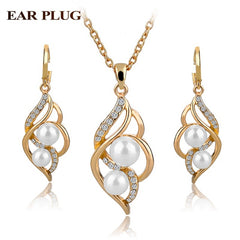 Simulated Pearl Jewelry Sets