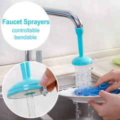 Creative water saving kitchen faucet sprayers