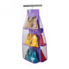 6 pocket Foldable hanging handbag organizer