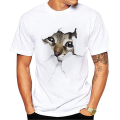3D Cute Cat Fashion T-shirts