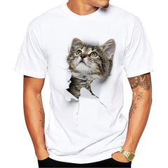 3D Cute Cat Fashion T-shirts