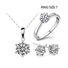 Hot Sale Silver Color Fashion Jewelry Sets